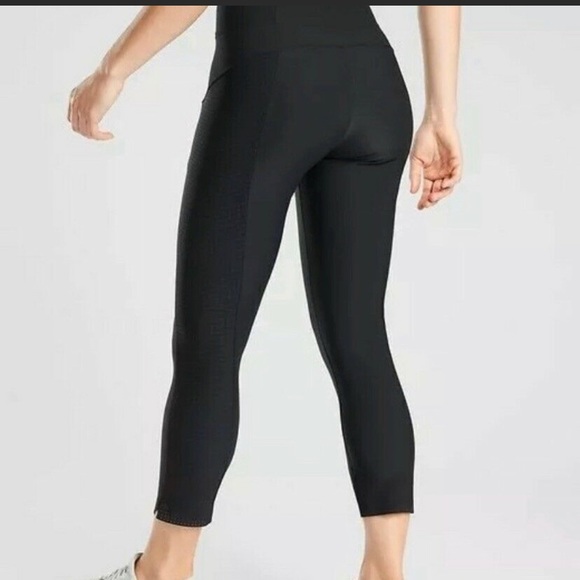NWT ATHLETA STELLAR CROP PANT BLACK - Picture 2 of 5